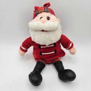 VINTAGE Stuffins CVS Rudolph the Red Nose Reindeer Santa Claus Plush 1999